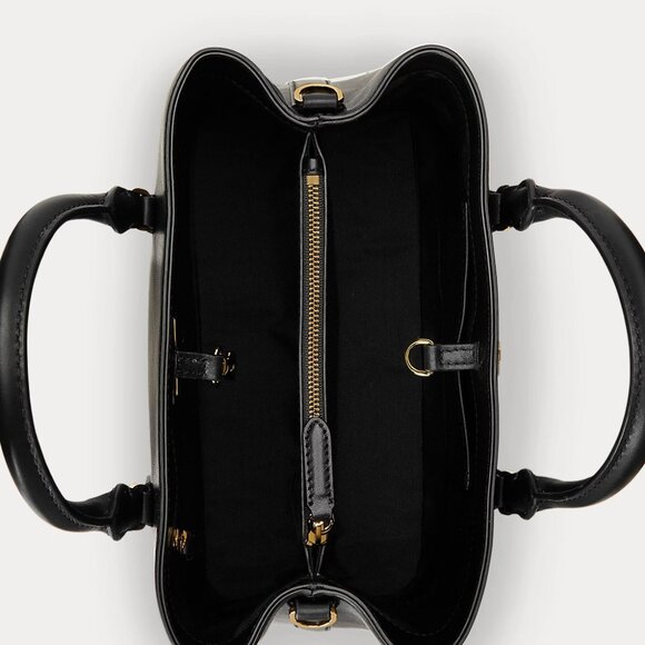 SALE! ✅ Lauren Ralph Lauren LRL Small MARCH Leather Satchel⭐ NWT +Dust Bag - Picture 8 of 17